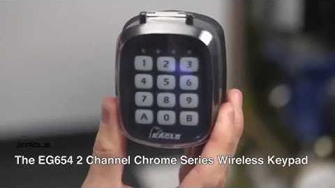 Eagle Wireless keypad EG-654 Instructions