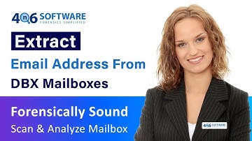 Extract Email Addresses from DBX File with 4n6 Outlook Express DBX Email Address Extractor