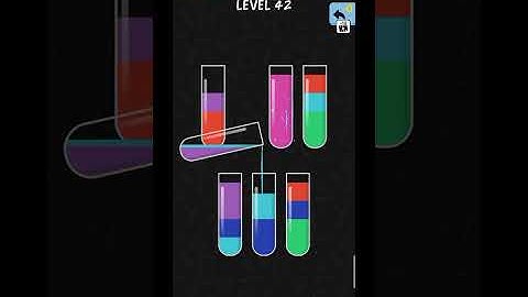 Colour Game | Water Colour Sort Level 42 #shorts #short