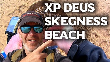 Xp Deus beach metal Detecting | Skegness Coinshooting