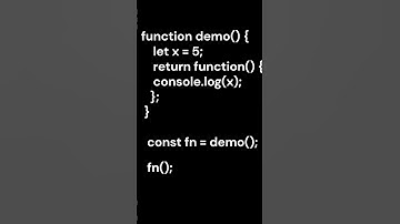 JavaScript Closures unlock the secret to powerful coding by letting inner functions #new #trending
