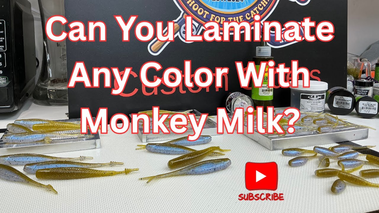 Can You Laminate Monkey Milk With Any Color?#bassfishing #bardownbaits ...
