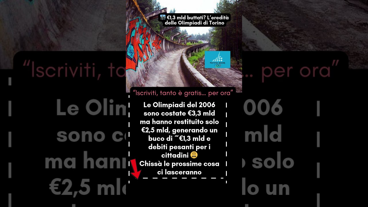 L’eredità delle Olimpiadi di Torino