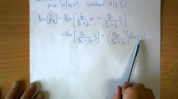 Variance and Mean Square Error: Normal data, conjugate prior