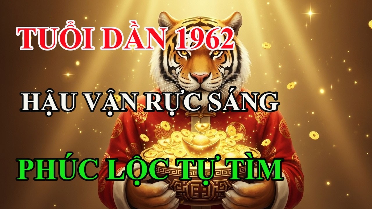 Tuổi Dần 1962: “kịch bản tuổi già” đã định—sau 65 tuổi, 3 đại hỷ tự tìm đến