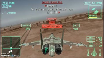 Ace Combat X Playthrough Mission 8A Striking Point