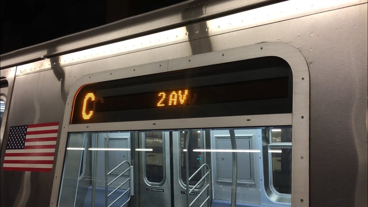 IND 6th Ave Line: (C) Trains End/Begin Service @ 2nd Avenue (R46, R160A-1, R179)