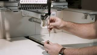 12 - Bobbin Tension - SWF Embroidery Machine: ES Series Compact and Full Size