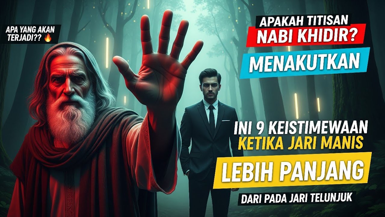 Jiwa Terpilih ✨ BENARKAH TITISAN NABI KHIDIR? 7 Keistimewaan jari manis lebih panjang dari Telunjuk