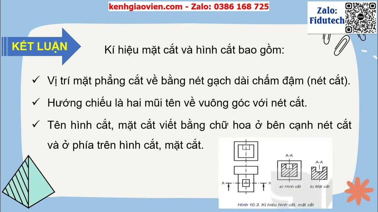 Giáo án powerpoint bài 10: Hình cắt, mặt cắt | GA điện tử Công ...