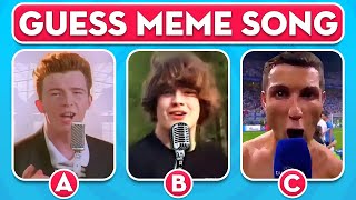 Guess Meme Song Voice  One Two Buckle My Shoe Ronaldo Siuuu Rickroll 108
