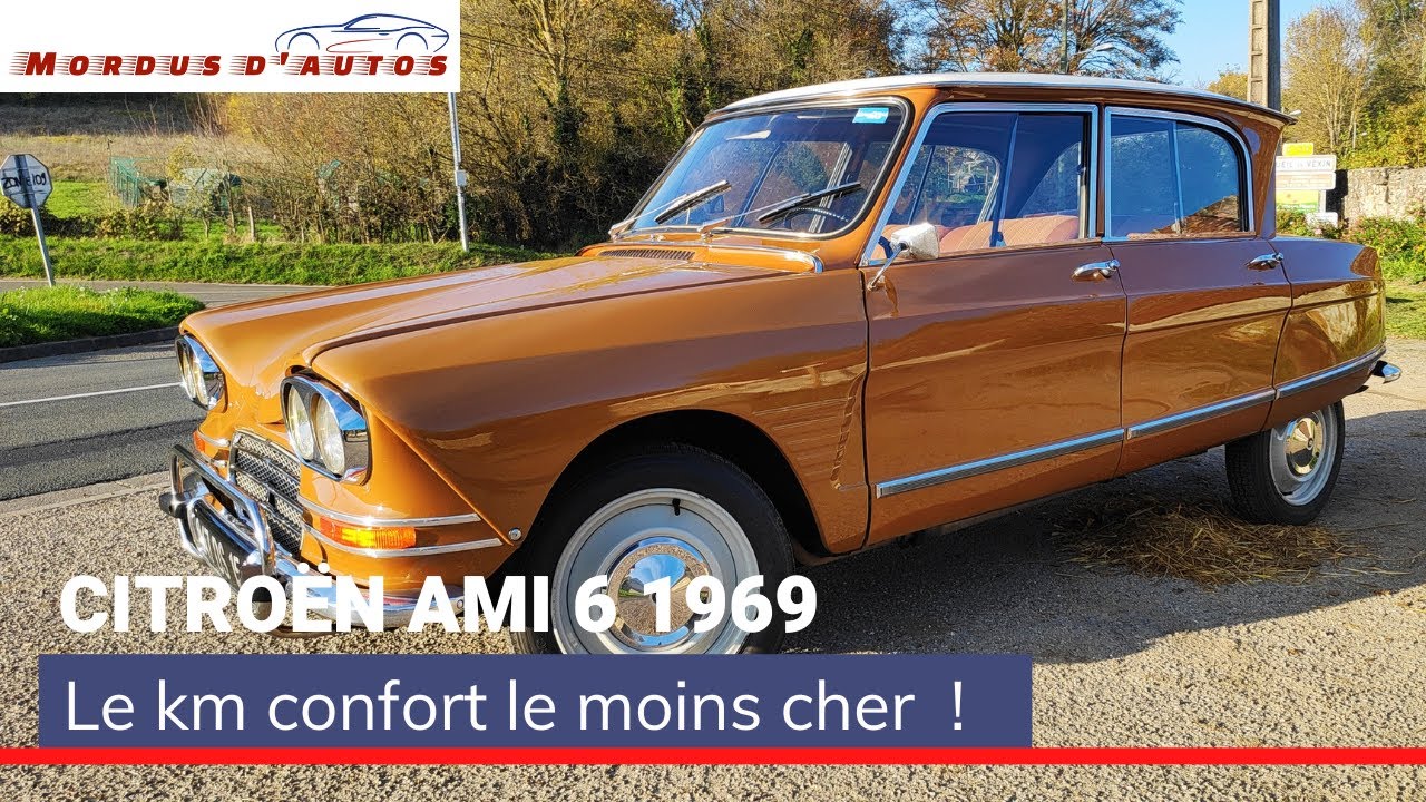 CITROËN AMI 6 CLUB BERLINE 1969 - Le kilomètre confort le moins cher