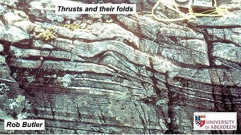 Thrusts and their folds