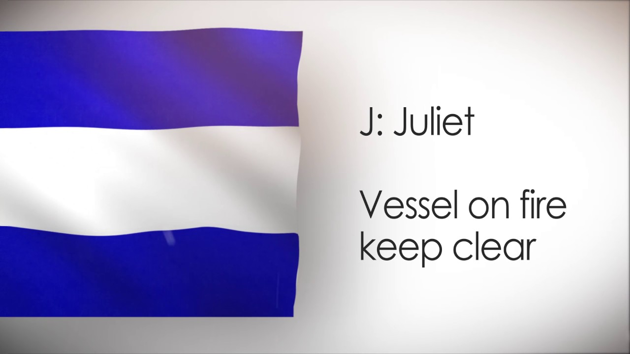 J Nautical Flag / Letter & Meaning International maritime signal flags YouTube