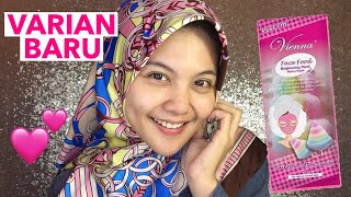 PEEL OFF VIENNA FACE FOOD BRIGHTENING MASK (RAINBOW COTTON CANDY) | REVIEW MASKER VIENNA
