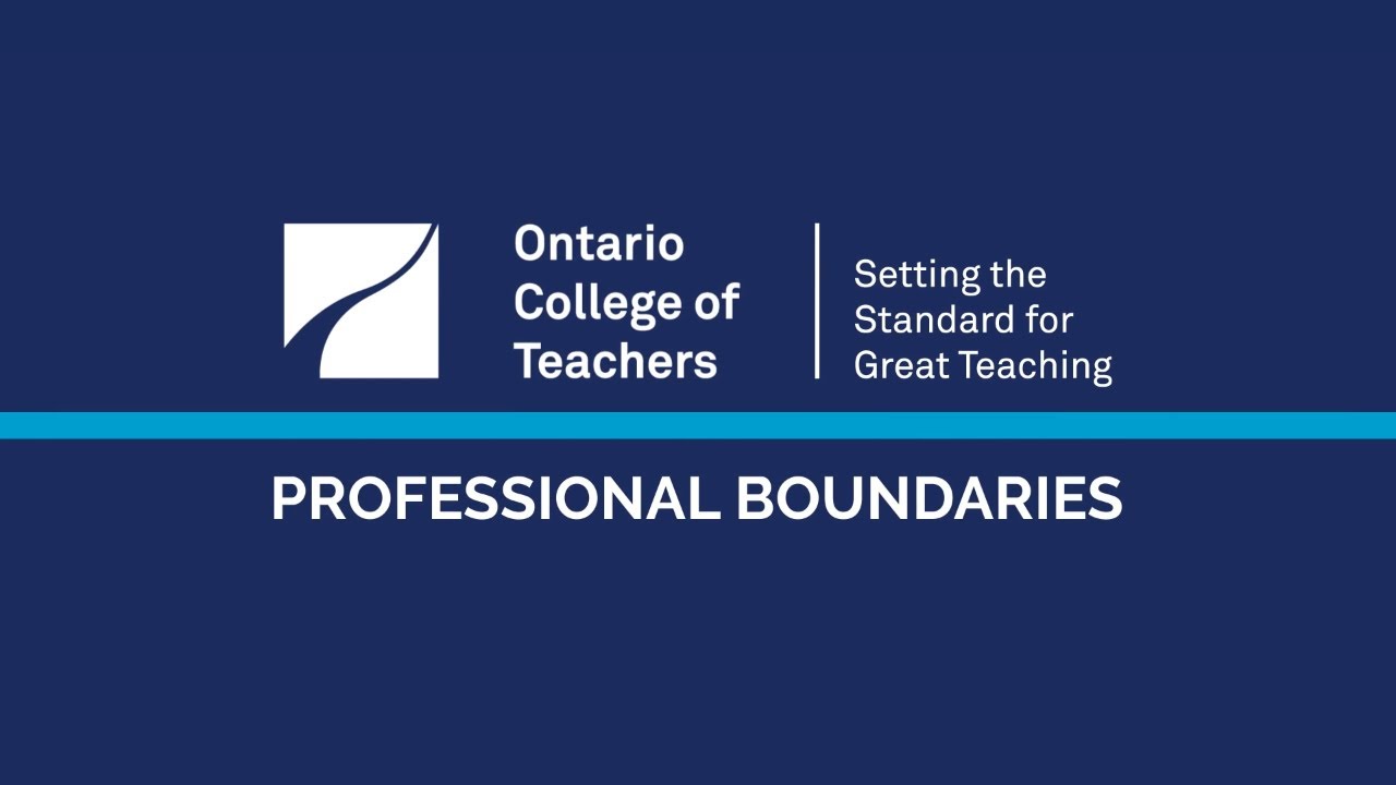 Professional Advisory - Professional Boundaries