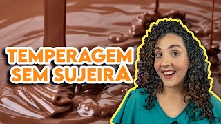 Como Temperar Chocolate Nobre (Método Fácil e Sem Sujeira)