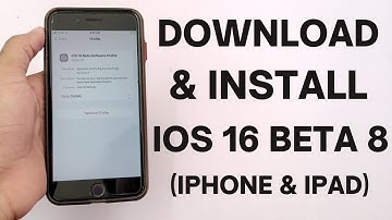 How to Download And Install iOS 16 Beta 8 | iOS 16 Beta