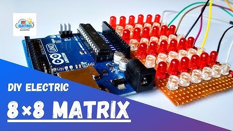 LED Matrix Using Arduino || 8×6 LED Matrix