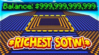 THIS IS THE *RICHEST* I HAVE EVER BEEN ON SOTW! | Minecraft Factions | Minecadia