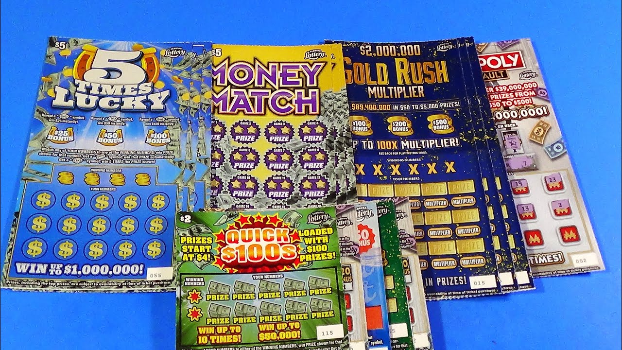 SAT. BIG GAME 211: 5 TIMES LUCKY MONEY MATCH GOLD RUSH FL Lottery Scratch Tickets