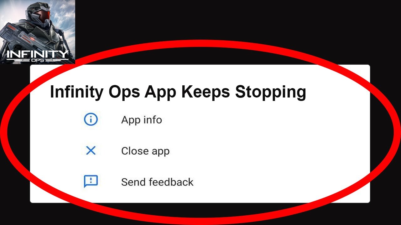 Fix Infinity Ops App Keeps Stopping | Infinity Ops App Crash Issue ...