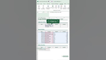 Função FILTRAR com critério "OU"