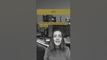 #shorts The NPT in 60 seconds!