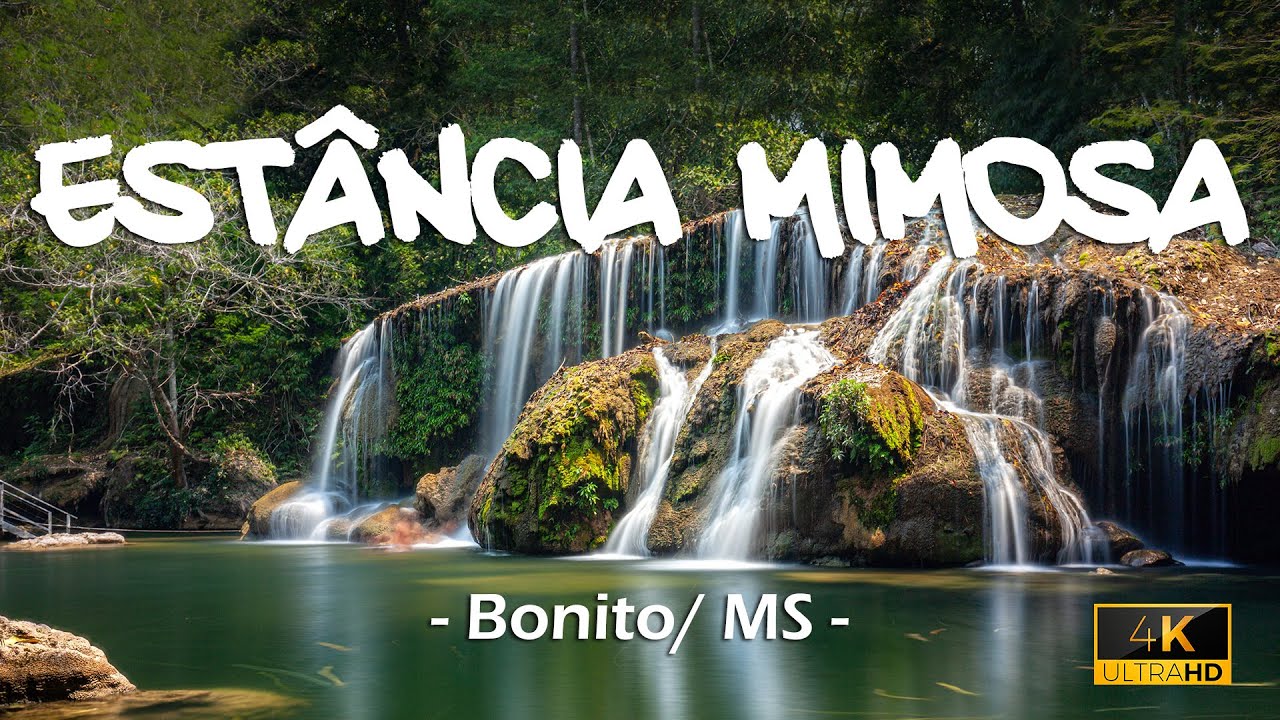 Estância Mimosa, um paraíso das cachoeiras em Bonito/ MS - 4K