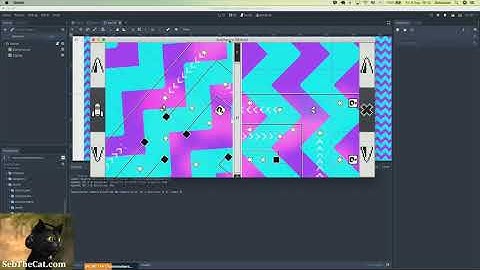 GameDev: Godot Engine - 2D split-screen game for mobile. Working on visuals and  (Part 5/19)