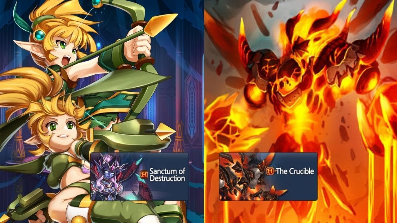 Lire Solo Gameplay Hero Dungeon - The Crucible and Sanctum of Destruction [ Grand Chase Classic ] #1