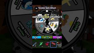 I Spent 1000 Coins In Paradox Spin Wheel #roblox #escapetsunamiforbrainrots