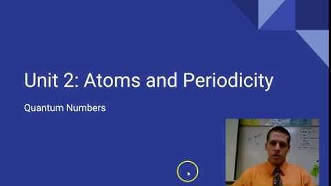2.4 - Quantum Numbers