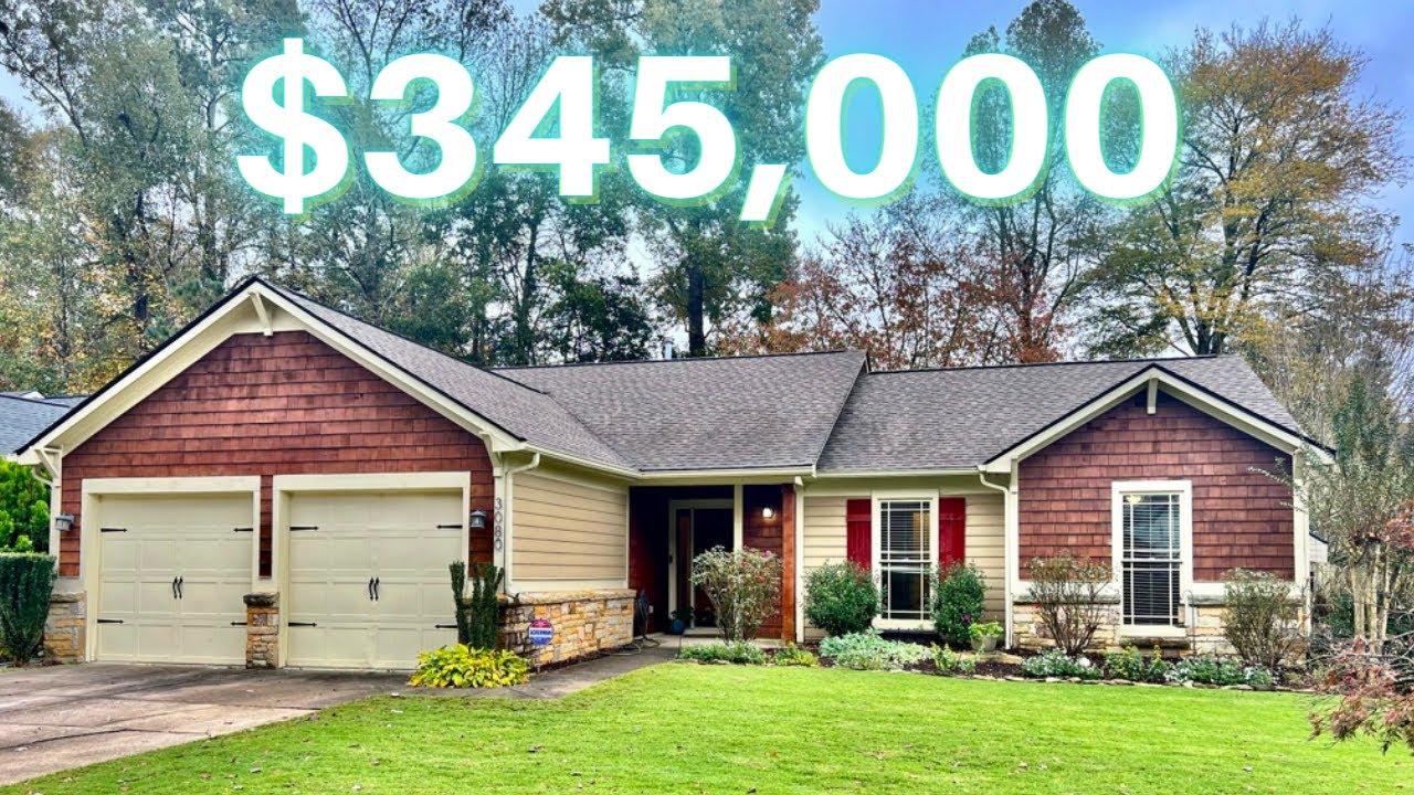 Wonderful Curb Appeal! Tour this 345,000 Duluth Ga Ranch Home Duluth