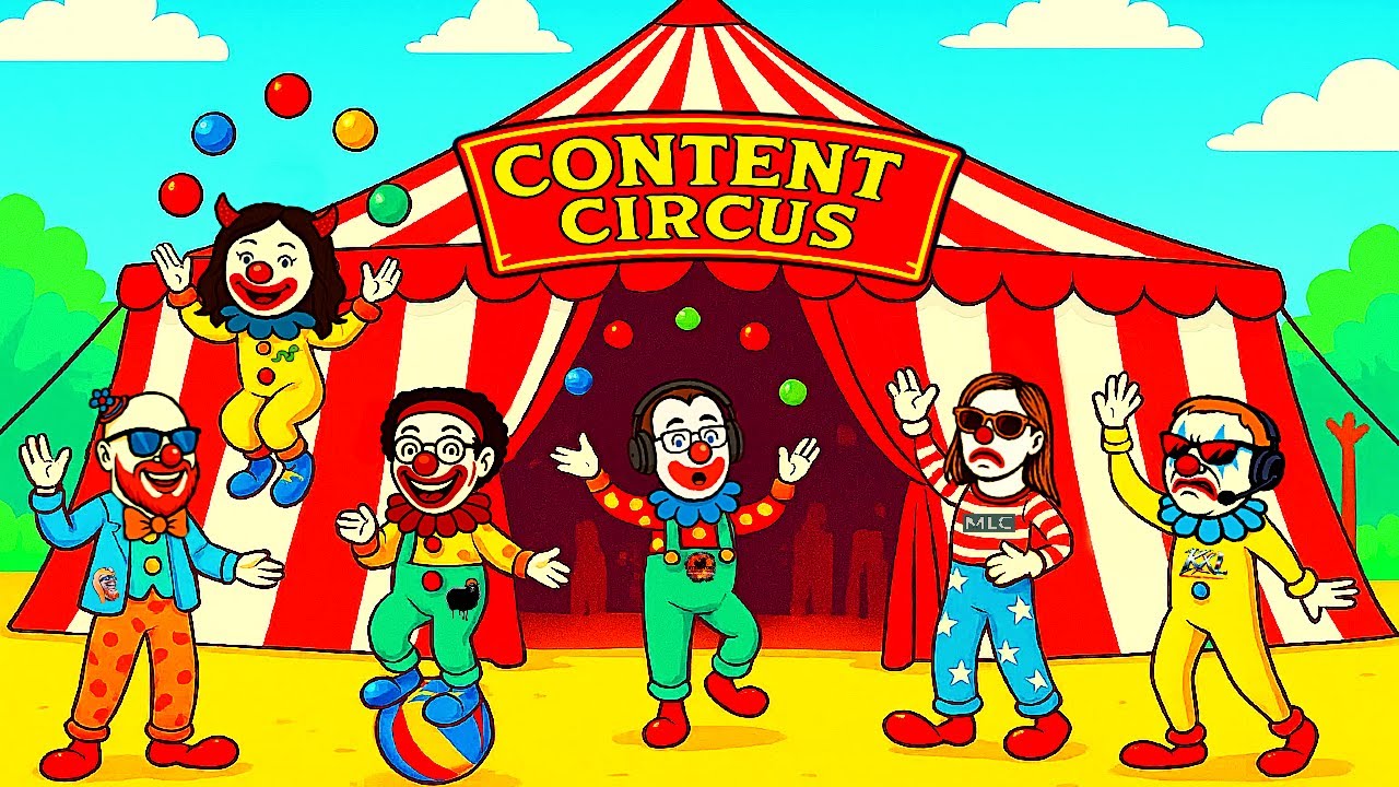 🔴LIVE: Step Right Up to the Content Circus! 🎪