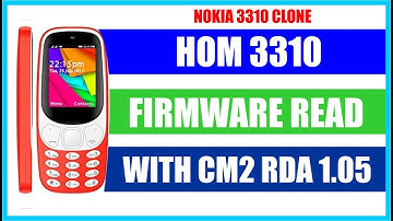 HOM 3310 FIRMWARE READ WITH CM2 RDA 1.05