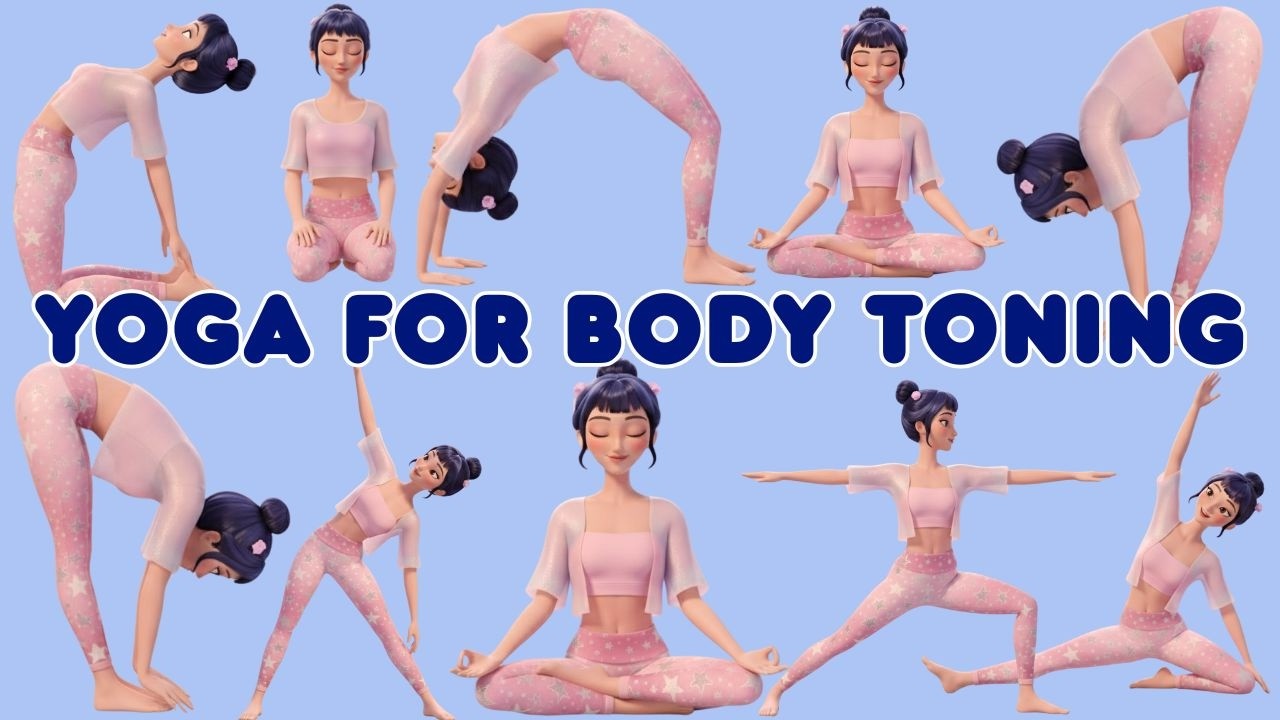 Yoga for Body Toning | Full Body Strength & Flexibility | Yoga for Kids