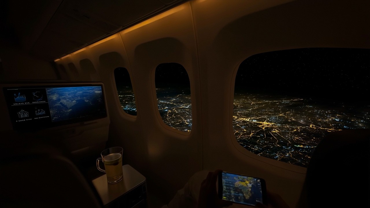 Soothing Airplane White Noise ✈️ | Flight Sound ASMR for Focus, Relaxation & Deep Sleep | NO ADS