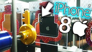 WON AN iPHONE 8 FROM KEYMASTER!!! || Arcade Games