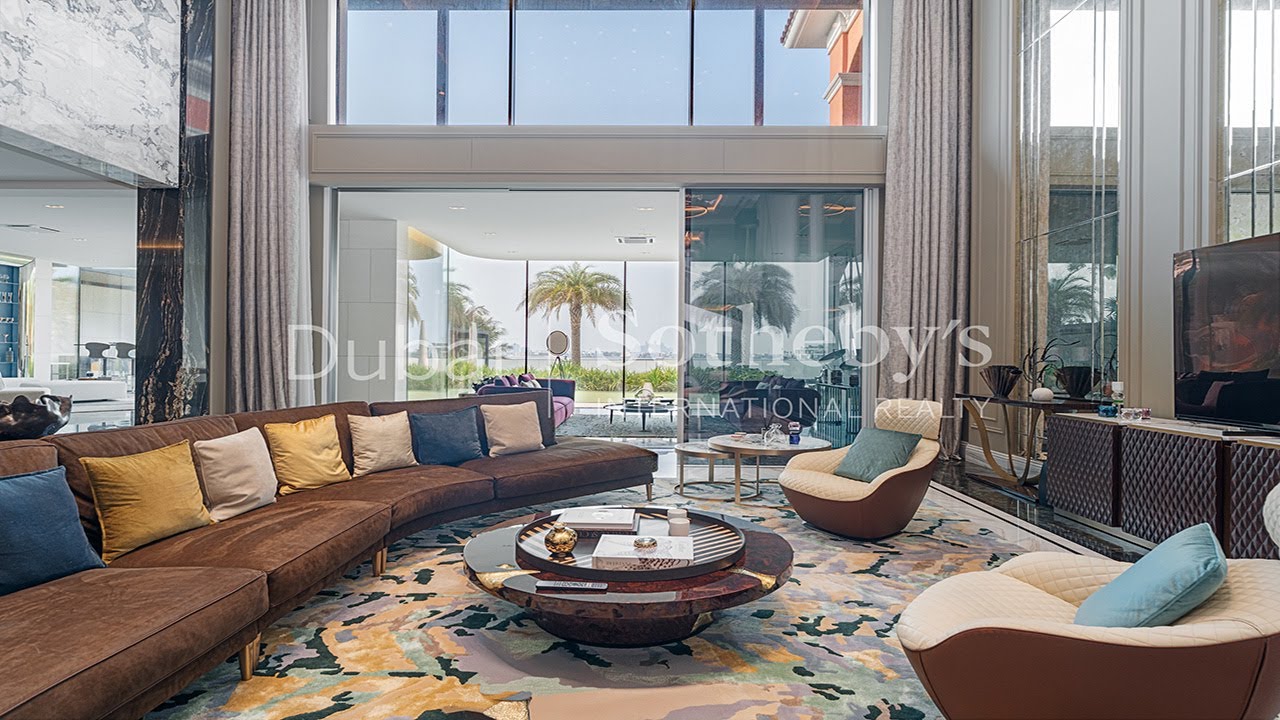 Вилла Palm Jumeirah с изысканно оформленным интерьером