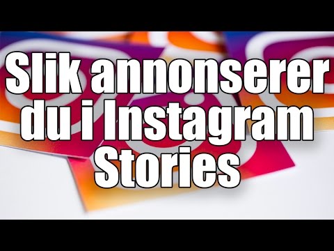 Slik annonserer du i Instagram stories