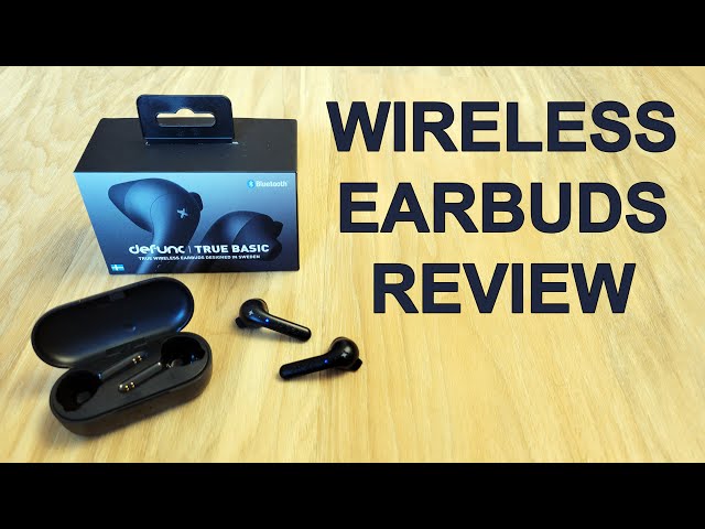 DEFUNC TRUE BASIC WIRELESS EARBUDS REVIEW & UNBOXING - Bluetooth Headphones Designed In Sweden
