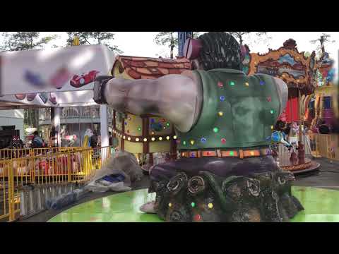 amusements park rides crazy monster disco tagada