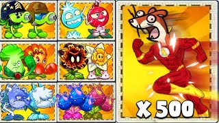 PvZ2 Challenge - Random 30 Team Pair Plant Vs 500 Ice Weasel - Which Team Pair Plant 's Strongest ?