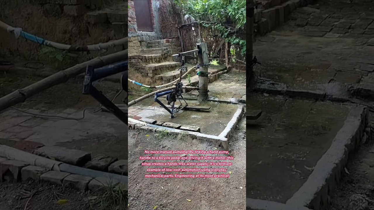 Work Smarter! 🚰🚲 DIY Automated Water Pump 