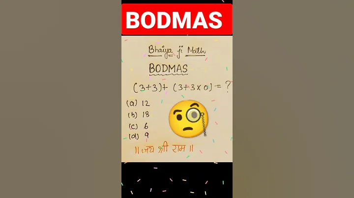 Bodmas| solve this | math challenge #shorts #viral #trending