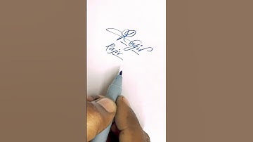 Rajiv name Signature Style//best Signature idea #Viralshorts