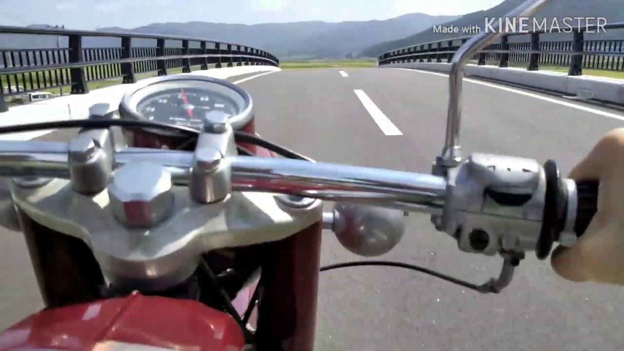 カワサキ B1 2スト125cc（1968年式）で夏を走る！！ - YouTube
