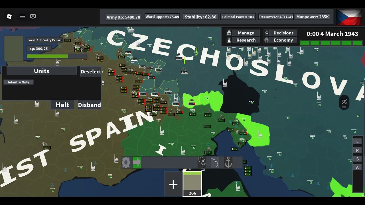 play as Czechoslovak to win ww2 2