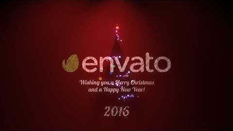 Music Lights on Tree - Christmas Greetings | After Effects Openers - Envato elements